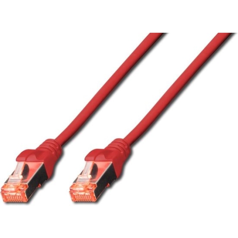Digitus Cat6 S-FTP 10m netwerkkabel SF/UTP (S-FTP) Rood