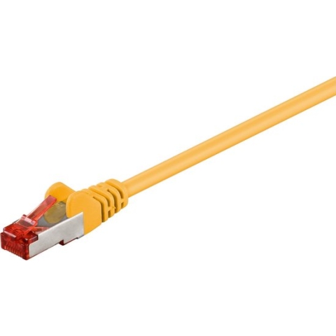 S/FTP CAT6 Gigabit netwerkkabel / geel - LSZH - 50 meter