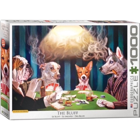 The Bluff - Lucia Heffernan puzzel 1000 stukjes - Honden