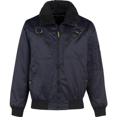 STØRVIK Stockholm Pilotjack 4 Seizoenen - Heren - Teddy - Maat 2XL - Donkerblauw