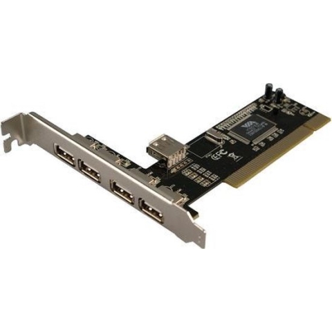 LogiLink 4+1-port USB 2.0 PCI Card USB 2.0 interfacekaart/-adapter