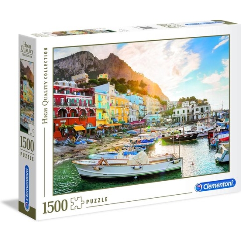 Clementoni Puzzels voor volwassenen - Capri, Puzzel 1500 Stukjes, 14-99 jaar - 31678
