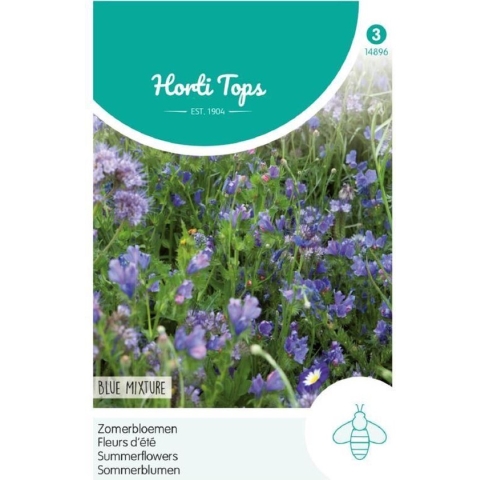 Hortitops Zaden - Zomerbloemen Blauwe tinten