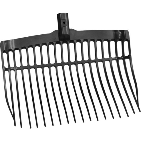 Mestvork Kunststof - Zwart - zonder steel