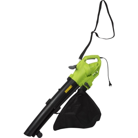 Kinzo Garden bladblazer - met opvangzak - 3000W - 3-in-1 - blazen, zuigen en mulchen