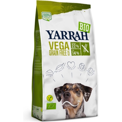 Yarrah dog biologische brokken vega ultra sensitive graanvrij - 2 KG