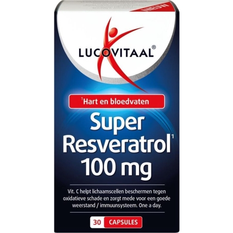 Lucovitaal Super Resveratrol 100 mg 30 capsules