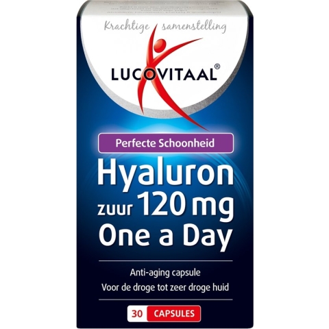 Lucovitaal Hyaluronzuur 120 mg One a Day Voedingssupplement - 30 capsules