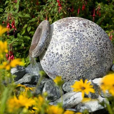 Ubbink - AcquaArte - Orange - waterornament - keramiek