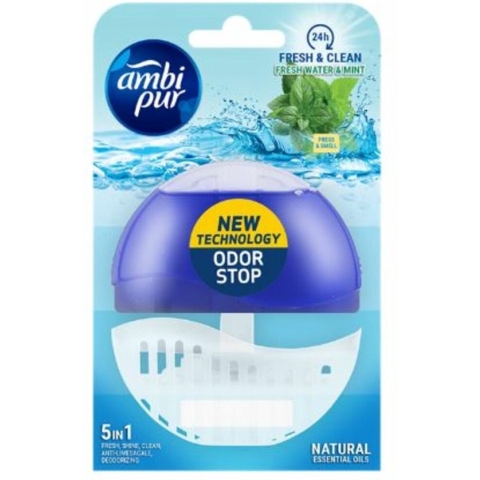 Ambi Pur Toiletblok Starterkit 5in1 Fresh Water & Mint