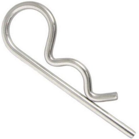 Deltafix.borgveer 3mm verzinkt. 8 stuks.