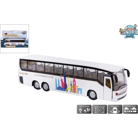 Shuttle Bus licht en geluid 19cm