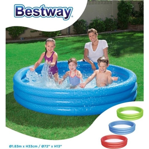 Bestway Zwembad 3-rings (183x33cm) 3 designs