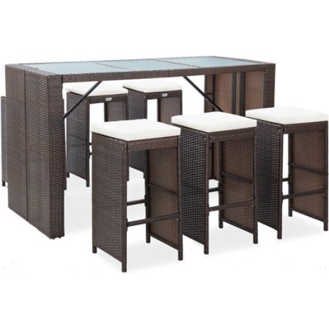 vidaXL-7-delige-Tuinbarset-met-kussens-poly-rattan-bruin