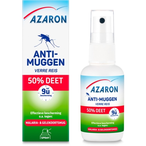 Azaron Muggenspray - Anti Muggen 50% DEET - Muggenbescherming