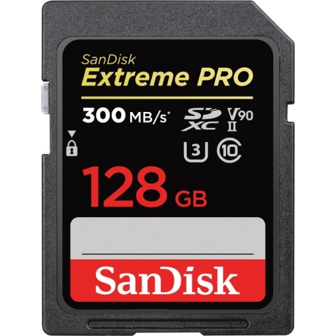 Micro SD Memory Card with Adaptor SanDisk SDSDXDK-128G-GN4IN 128 GB SDXC UHS-II