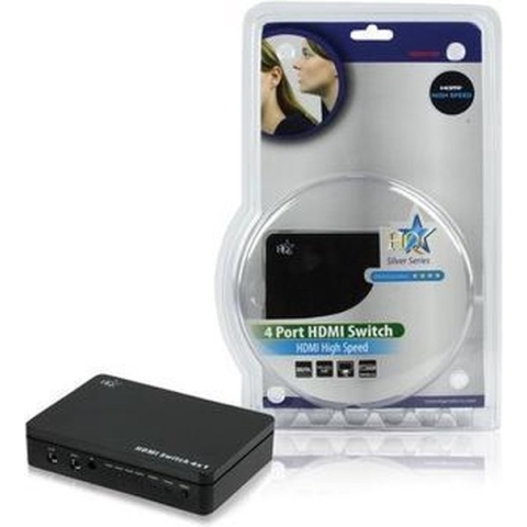 HQ, 4 Poorts HDMI Schakelaar met 3D ondersteuning