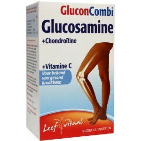 Leefvitaal Glucon Combi + Vitamine C - Glucosamine - 60 tabletten