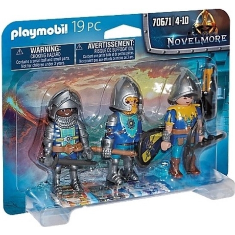 PLAYMOBIL Novelmore Set van 3 Novelmore ridders - 70671