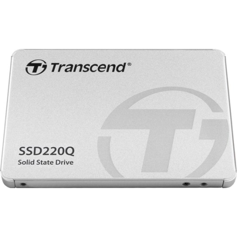 Transcend SSD220Q 500 GB SSD harde schijf (2.5 inch) SATA 6 Gb/s Retail TS500GSSD220Q