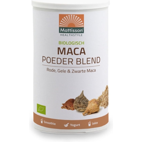 Mattisson - Biologische Maca Blend - rood, geel & zwart - 300 g