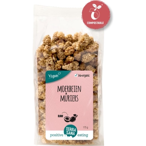 TerraSana Superfood Moerbei Bessen Wit 175GR