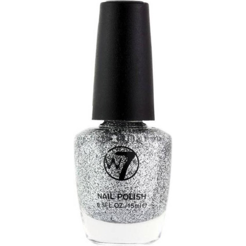 W7 Nagellak - nr. 5 Silver Dazzle 15 ml