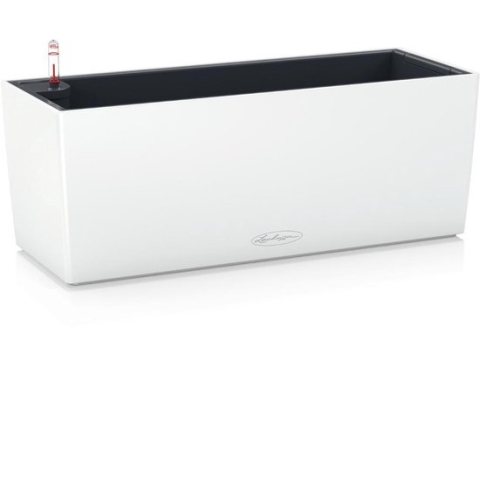 LECHUZA BALCONERA Color 50 - plantenbak - met bewateringssysteem - ALL-IN-ONE set - wit