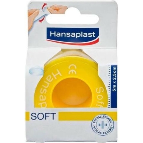 Hansaplast Soft Classic - 2,5cm x 5m - Hechtpleister