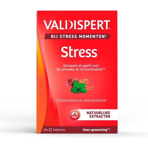 Valdispert Stress - Citroenmelisse ontspant en geeft rust bij zenuwen en stresssituaties* - 20 tabletten