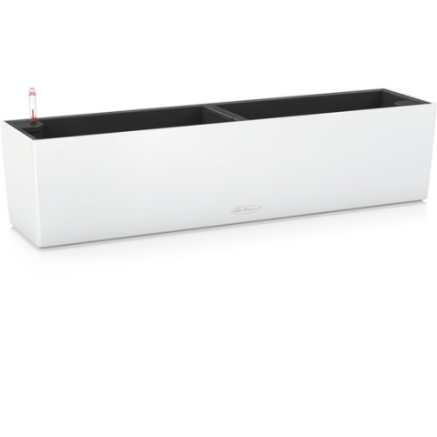 LECHUZA BALCONERA Color 80 - plantenbak - met bewateringssysteem - ALL-IN-ONE set - wit