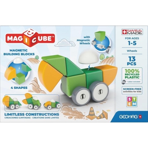 Geomag Magicube Recyclede Vormen Wielen 13-delig