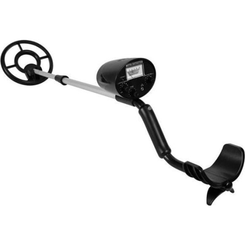 Velleman Metaaldetector, waterdichte zoekspoel 18 cm, analoge meter, voor beginners, zoekdiepte 12 cm