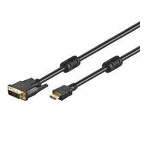 Premium DVI-D Single Link - HDMI kabel / zwart - 2 meter