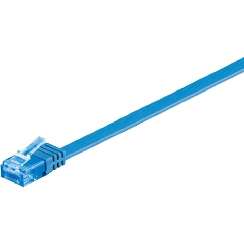 Wentronic CAT6A Netwerkkabel - RJ45 - Blauw - 1 m