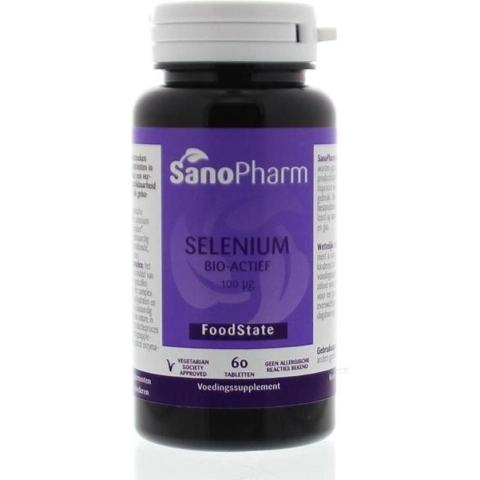 SanoPharm FoodState Selenium 200 Mcg - 30 Tabletten