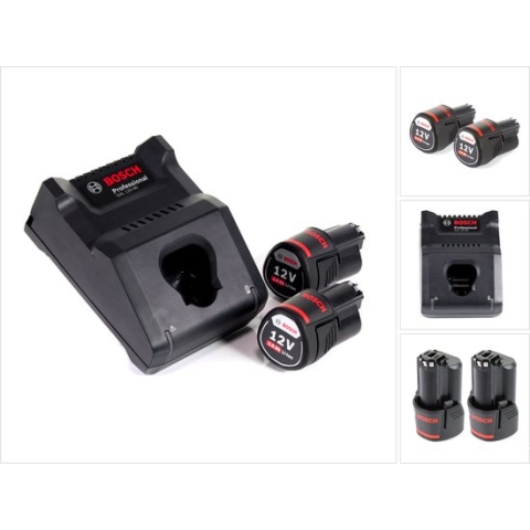 Bosch Professional Starterset Snellader GAL 12V-40 / Accu GBA 12V 3.0Ah Li-ion 1600A019RD