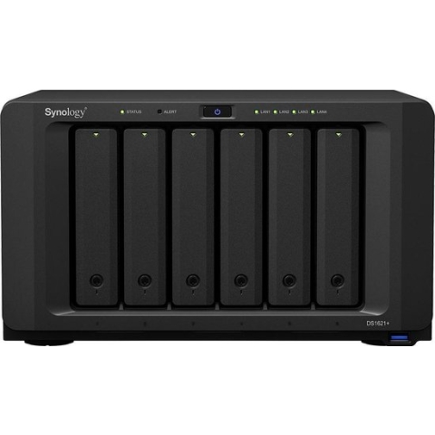 Network Storage Synology DS1621+ AMD Ryzen V1500B 25,2 db Black