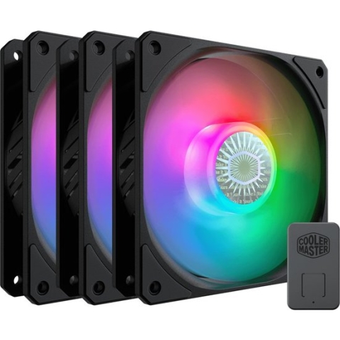 COOLERMASTER 120MM SICKLEFLOW 120 ARGB 3IN1 TRIPLE PACK