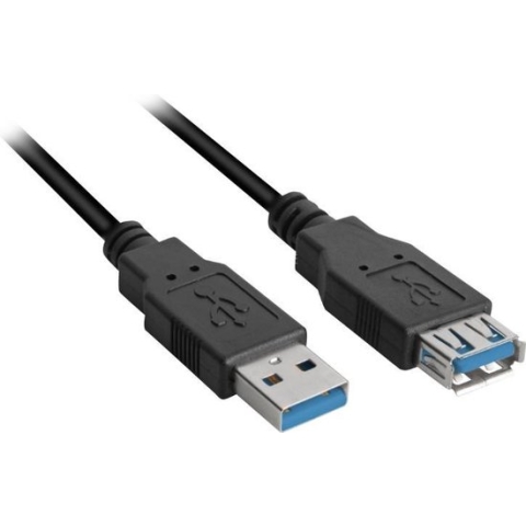 Sharkoon - USB 3.0 A Male naar USB 3.0 A Female - 1 m