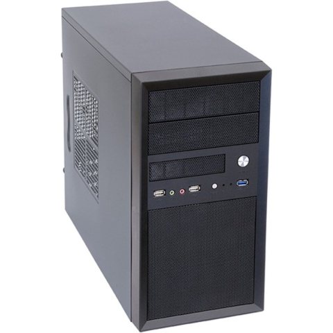 Chieftec Mesh MidiTower LCX-01SLSLB Zilver 400 W