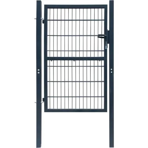 2D Poort (enkel) antraciet 106 x 190 cm