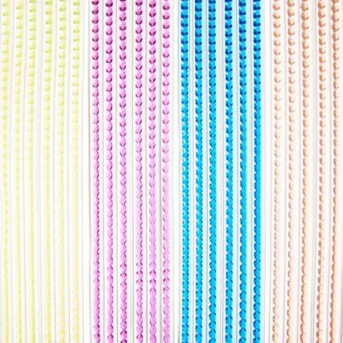 2Lif Saba Meerkleurig Vliegengordijn - 93x 220 cm