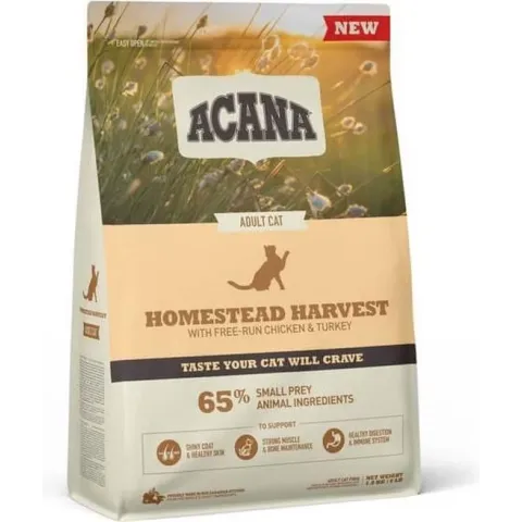 2x Acana kat Homestead Harvest  4.5 kg