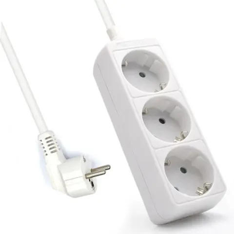 3-socket plugboard without power switch Ewent EW395 3680W