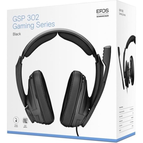 EPOS Sennheiser GSP 302 - Gaming Headset - Zwart (PS4/PC/Mac/Switch)