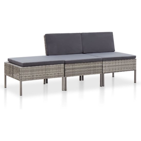 vidaXL-3-delige-Loungeset-met-kussens-poly-rattan-grijs
