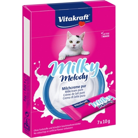 Vitakraft Pure - Kattenmelk - Milky Melody - 7 x 10gr