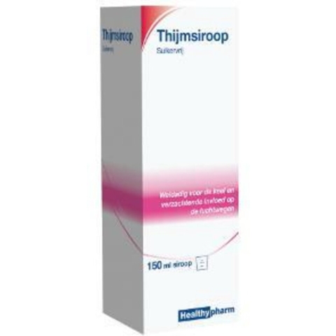 Healthypharm Suikervrij - Thijmsiroop - 150 ml