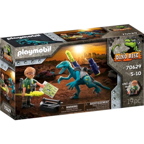 PLAYMOBIL Dino Rise Uncle Rob: bewapenen voor de strijd - 70629